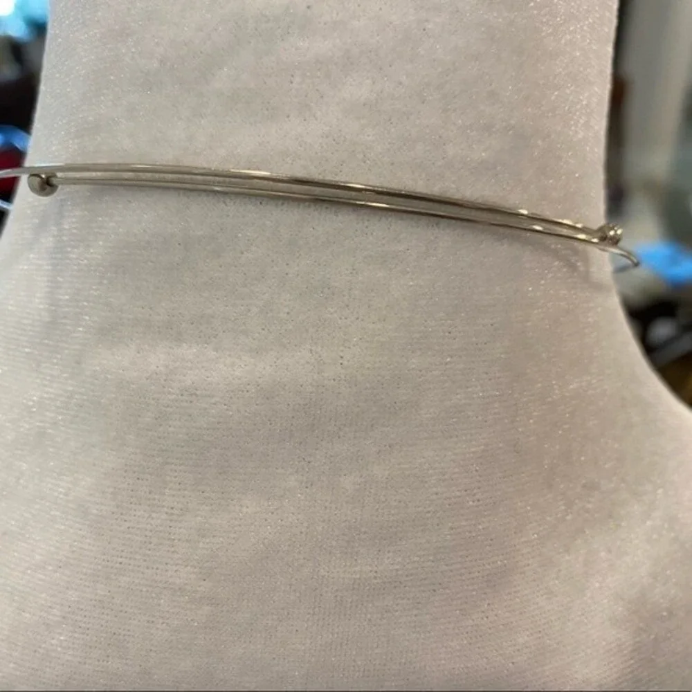 Genuine Mother of Pearl Silver Choker With Comfortable 17.5” Circumference.
